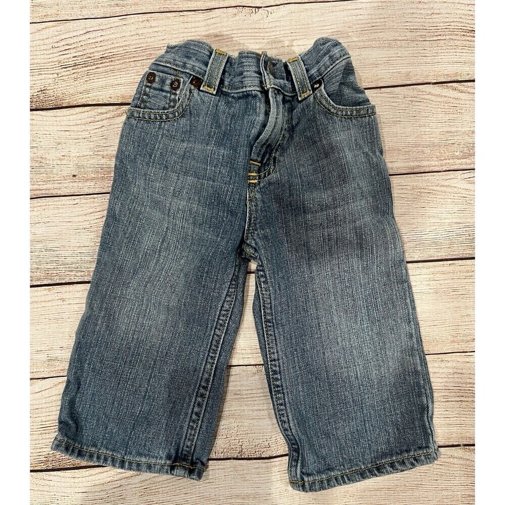 Polo Ralph Lauren Jeans Baby Boys 18 Months Blue Elastic Waist Cotton Casual